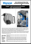 Kabel- und Schlauchtrommel für Transporter