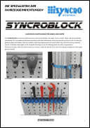 Aluminium-Gleitschiene für Haken und Gurte (SyncroBlock)