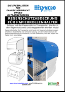 Regenschutzabdeckung für Papierrollenhalter