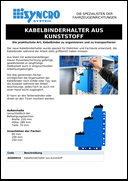 Kabelbinderhalter aus Kunststoff