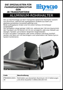 Aluminium-Rohrhalter
